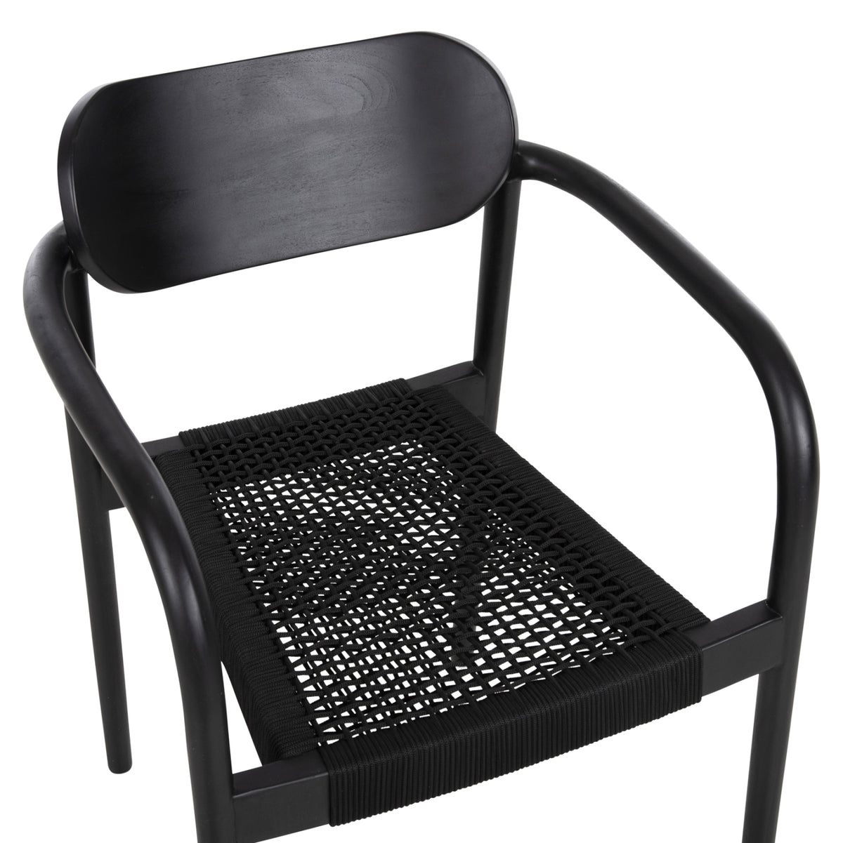 ΠΟΛΥΘΡΟΝΑ OSLO ΞΥΛΟ TEAK ΜΑΥΡΟ & ΜΑΥΡΟ ΣΧΟΙΝΙ 55x54x80