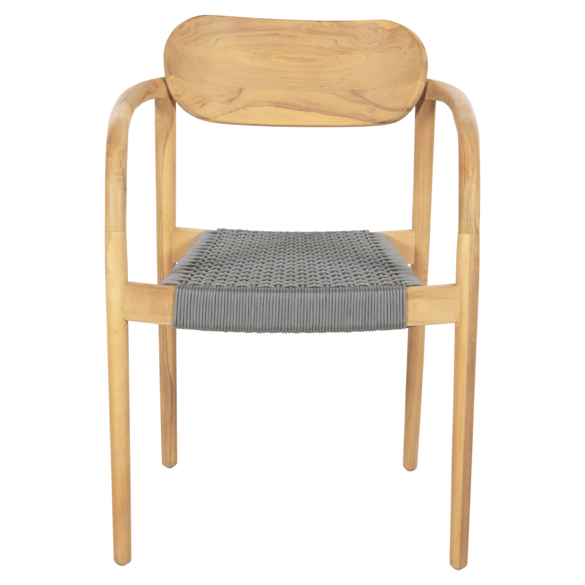 ΠΟΛΥΘΡΟΝΑ OSLO ΞΥΛΟ TEAK ΦΥΣΙΚΟ & ΓΚΡΙ ΣΧΟΙΝΙ 55x54x80