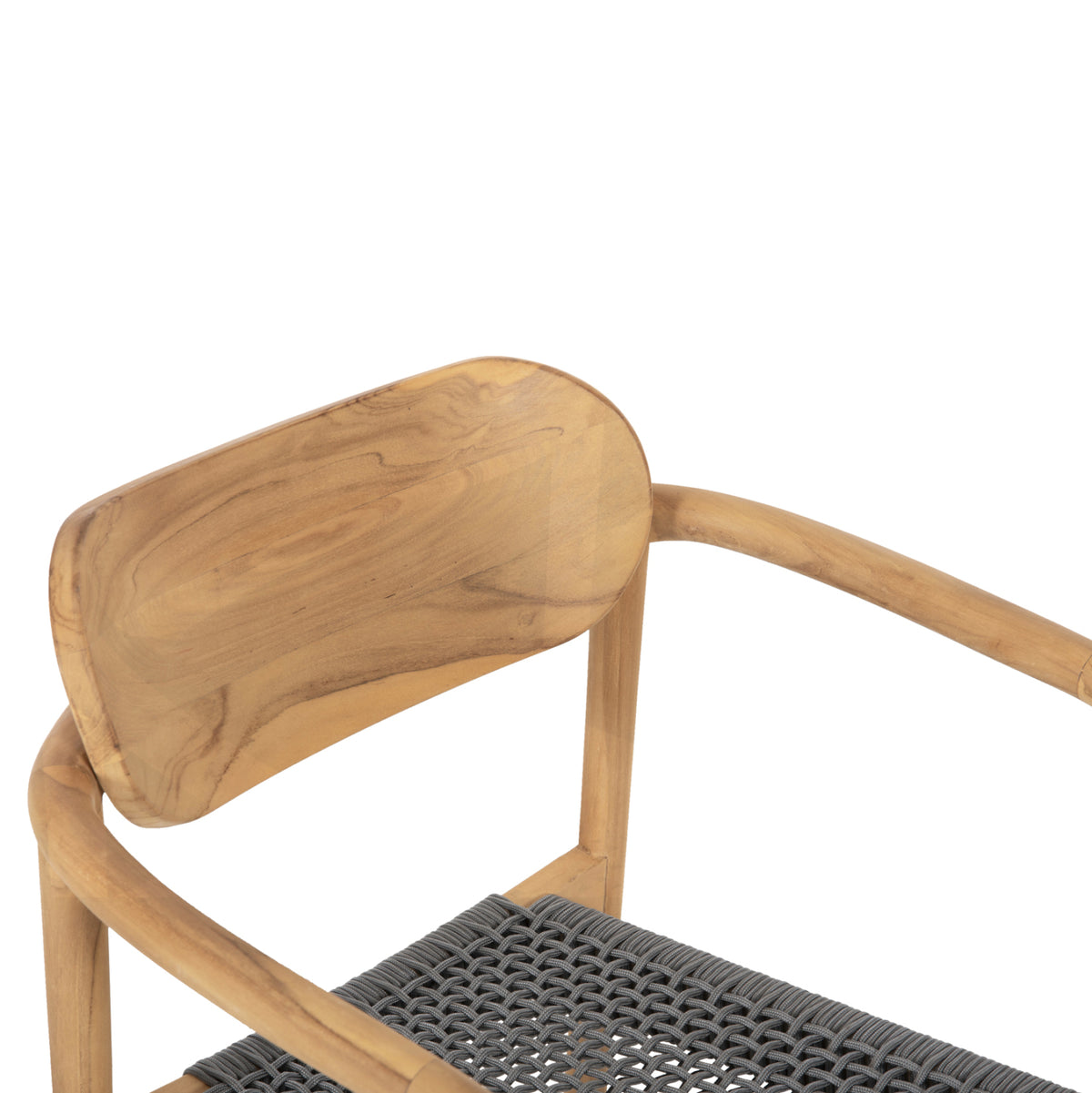 ΠΟΛΥΘΡΟΝΑ OSLO ΞΥΛΟ TEAK ΦΥΣΙΚΟ & ΓΚΡΙ ΣΧΟΙΝΙ 55x54x80