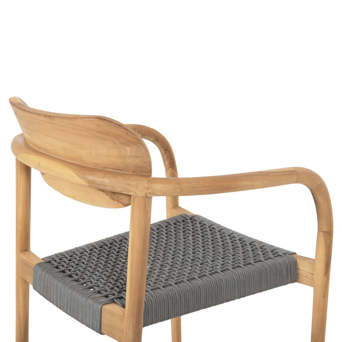 ΠΟΛΥΘΡΟΝΑ OSLO ΞΥΛΟ TEAK ΦΥΣΙΚΟ & ΓΚΡΙ ΣΧΟΙΝΙ 55x54x80