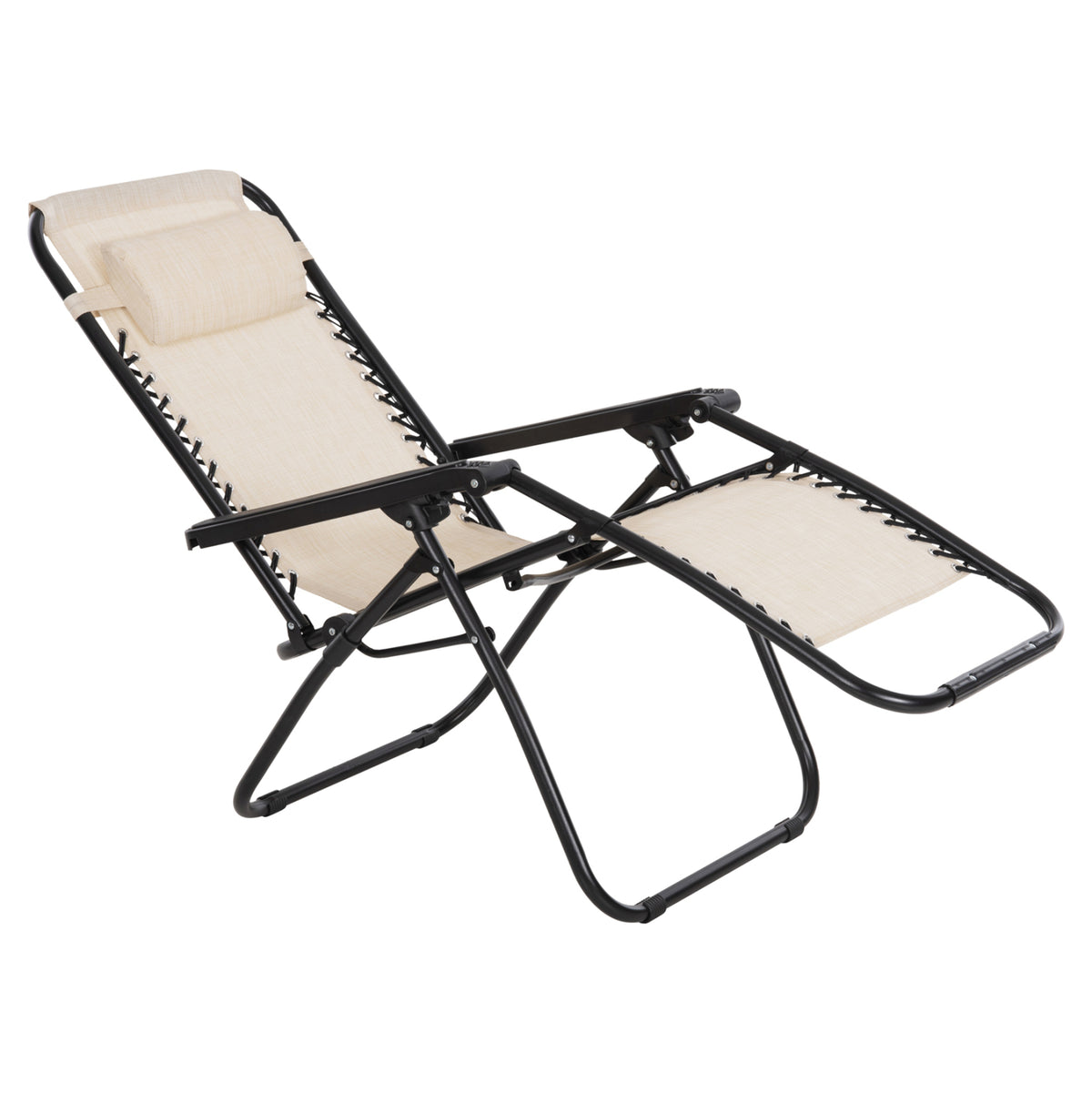 ΠΟΛΥΘΡΟΝΑ RELAX COMPANION ΜΠΕΖ TEXTILENE ΜΑΥΡΟ ΜΕΤΑΛΛΟ 67x145x110
