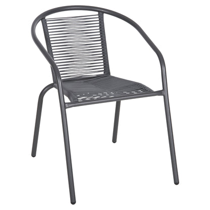 ΠΟΛΥΘΡΟΝΑ SWIFTER ΜΕΤΑΛΛΟ ΓΚΡΙ ΣΥΝΘ. RATTAN ΓΚΡΙ 54x61x75