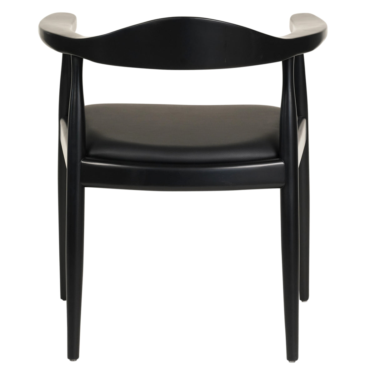ΠΟΛΥΘΡΟΝΑ ΤΡΑΠΕΖΑΡΙΑΣ ADOR RUBBERWOOD ΚΑΙ PU ΜΑΥΡΟ 62x54x76,5