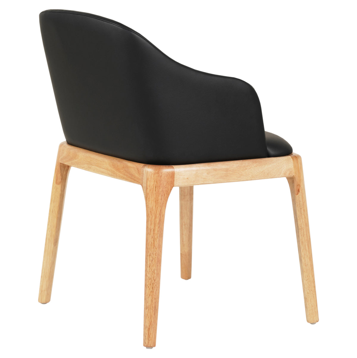 ΠΟΛΥΘΡΟΝΑ ΤΡΑΠΕΖΑΡΙΑΣ FURLAN RUBBERWOOD ΣΕ ΟΑΚ ΜΑΥΡΟ PU 54,5x58x78