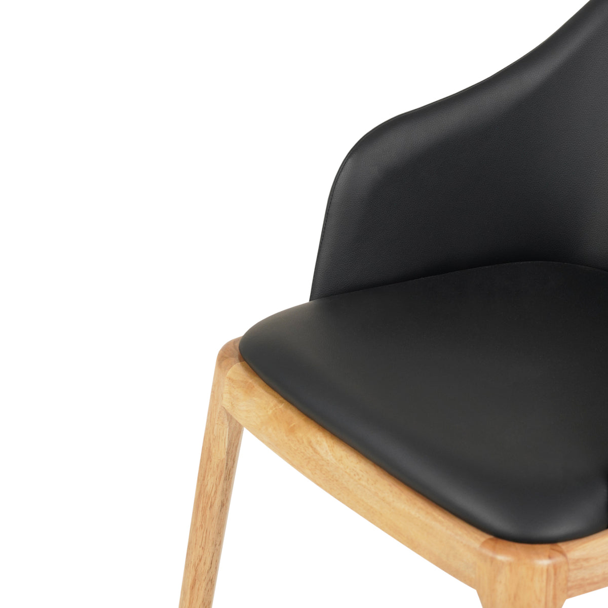 ΠΟΛΥΘΡΟΝΑ ΤΡΑΠΕΖΑΡΙΑΣ FURLAN RUBBERWOOD ΣΕ ΟΑΚ ΜΑΥΡΟ PU 54,5x58x78