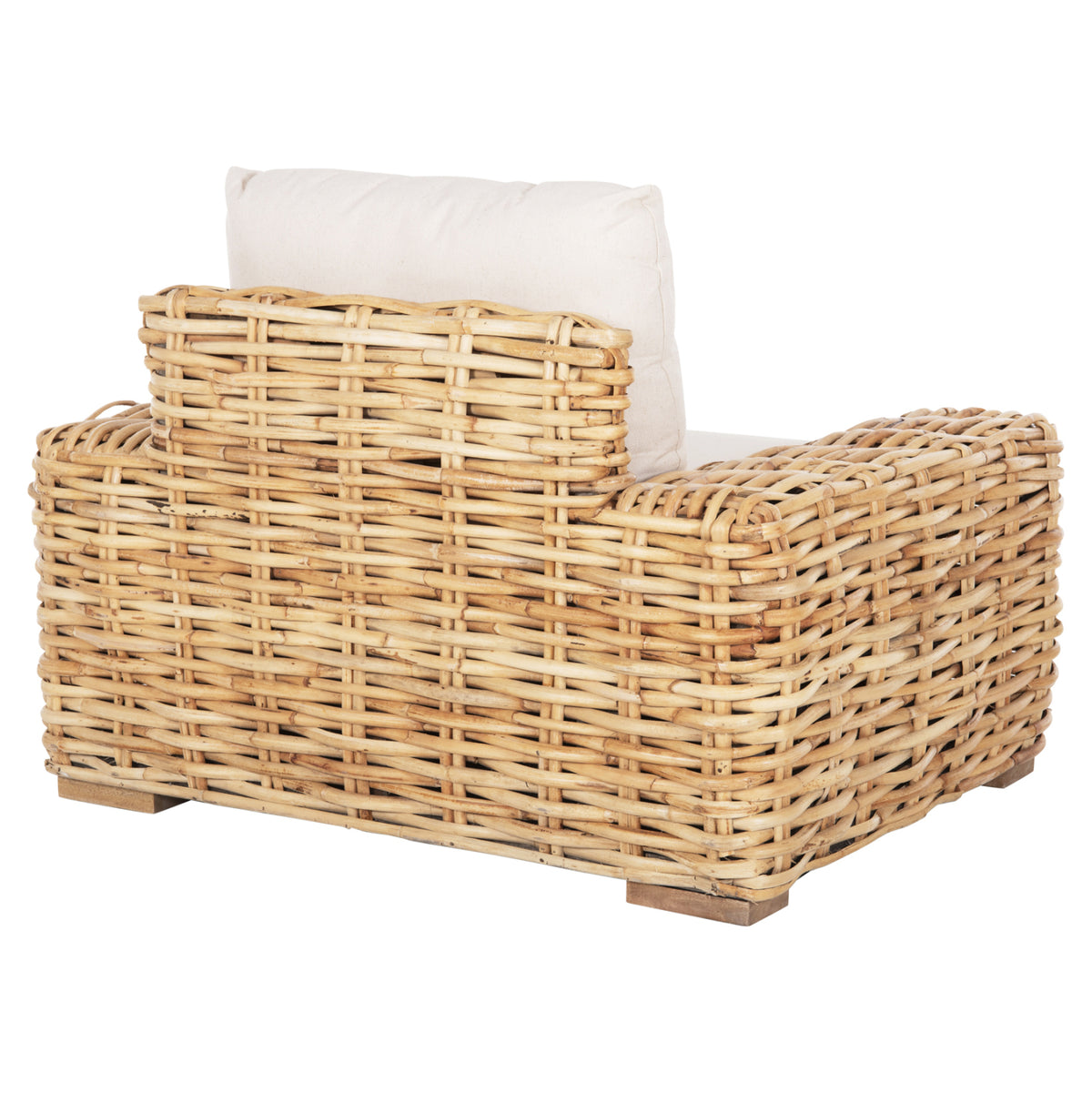 ΠΟΛΥΘΡΟΝΑ TROPEL ΞΥΛΟ MANGO RATTAN ΦΥΣΙΚΟ ΛΕΥΚΑ ΜΑΞΙΛΑΡΙΑ 110x88x70-85