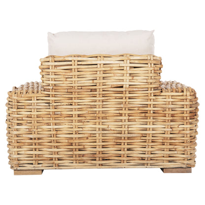 ΠΟΛΥΘΡΟΝΑ TROPEL ΞΥΛΟ MANGO RATTAN ΦΥΣΙΚΟ ΛΕΥΚΑ ΜΑΞΙΛΑΡΙΑ 110x88x70-85
