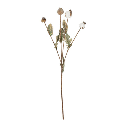 POPPY FRUIT BRANCH 21433 Τεχνητό Διακοσμητικό Κλαδί Παπαρούνα Y60cm
