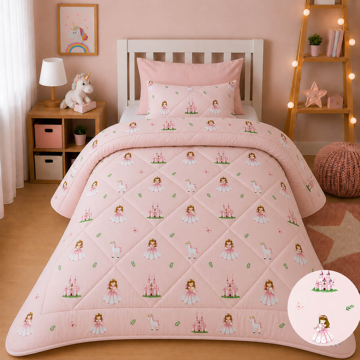 Πάπλωμα Παιδικό 100% Cotton Princess