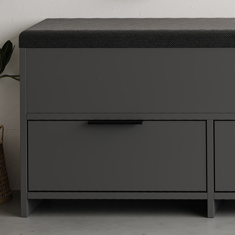 Παπουτσοθήκη Cove Χρώμα Ανθρακί 106x34x51,5