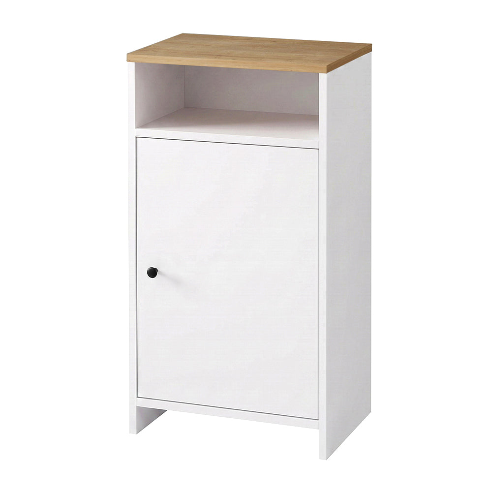 Παπουτσοθήκη - Ντουλάπι Talsa Χρώμα Λευκό - Sapphire Oak 50x35,3x86