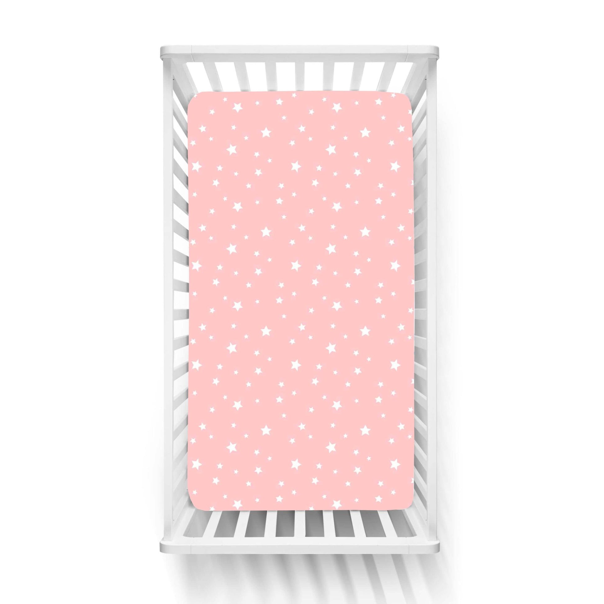 Βρεφικά Σετ Σεντόνι Κούνιας με Λάστιχο Paradise Pink