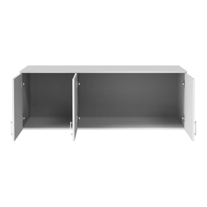 Πατάρι Ντουλάπας Royal Τρίφυλλο Λευκό 150x58x53