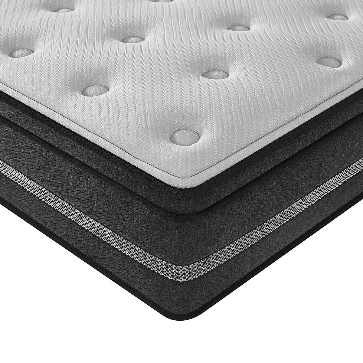 Στρώμα Pedic Υπέρδιπλο 160x200x32,5 Γκρι/Ανθρακί