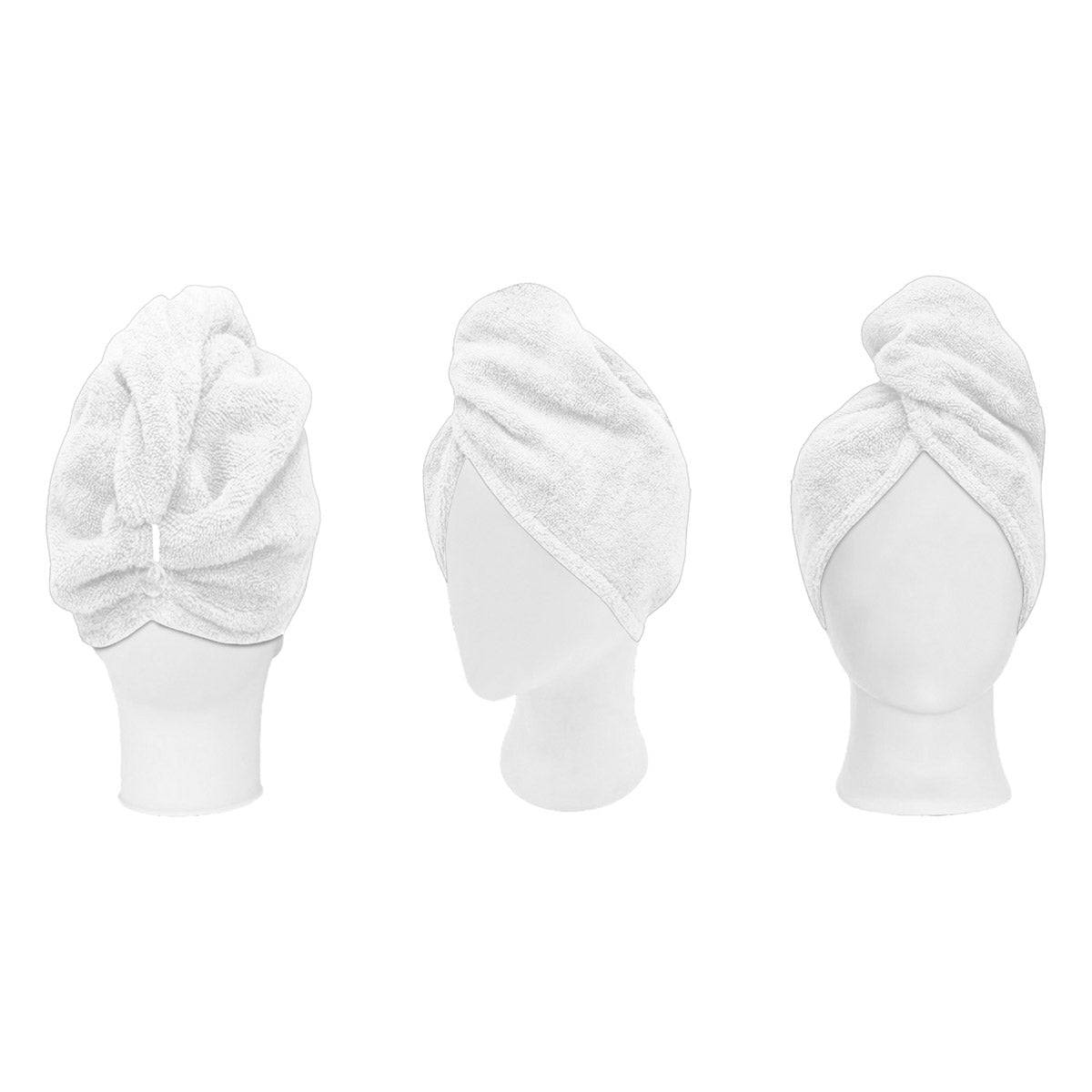 Πετσέτα Μαλλιών Turban Art 3407 Λευκό