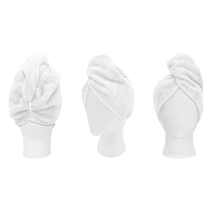 Πετσέτα Μαλλιών Turban Art 3407 Λευκό