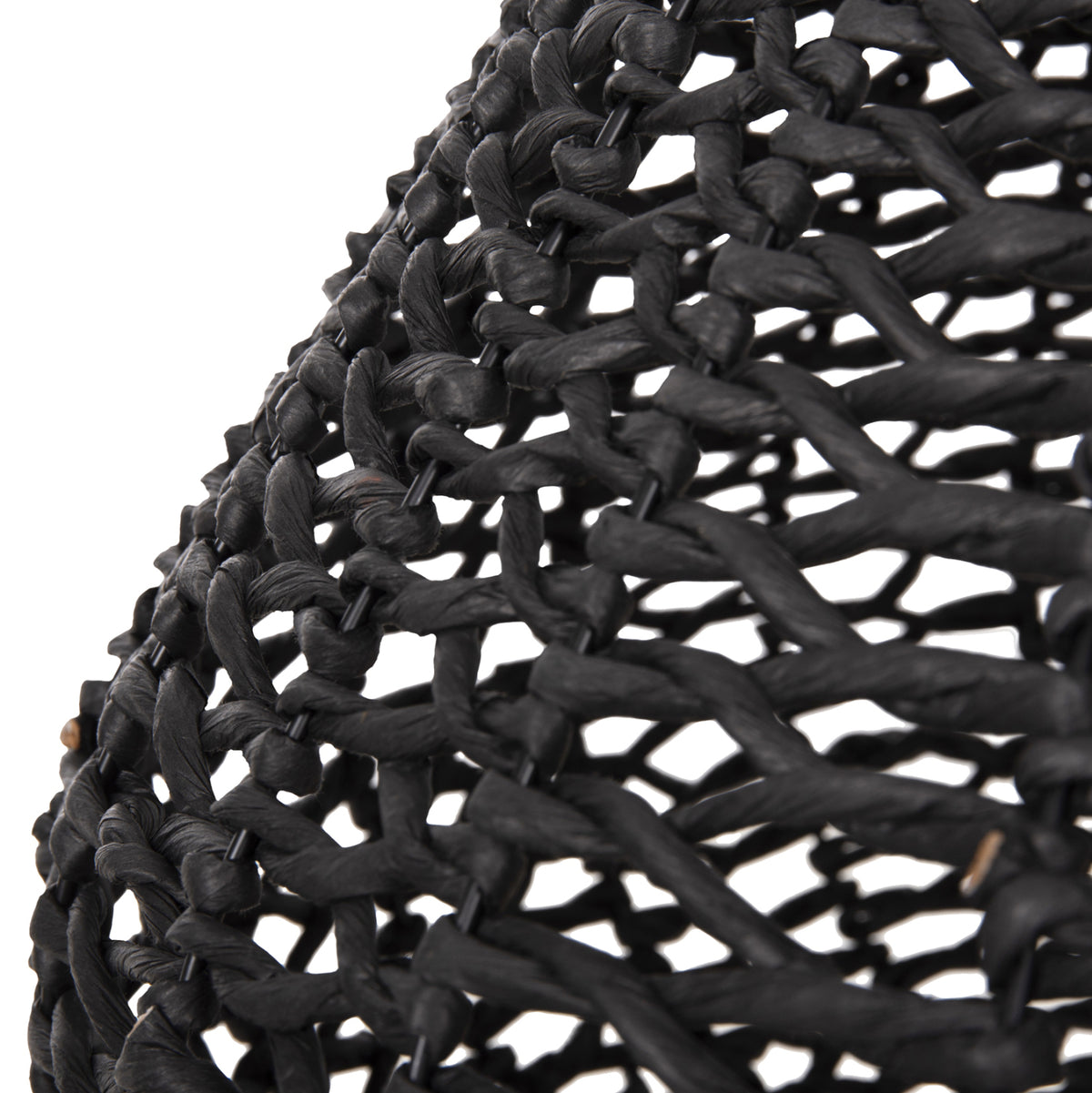 ΦΩΤΙΣΤΙΚΟ ΟΡΟΦΗΣ ΚΡΕΜΑΣΤΟ ΑΠΟ PAPER ROPE ΜΠΕΖ ΚΑΙ ΜΑΥΡΟ Φ55,5x44
