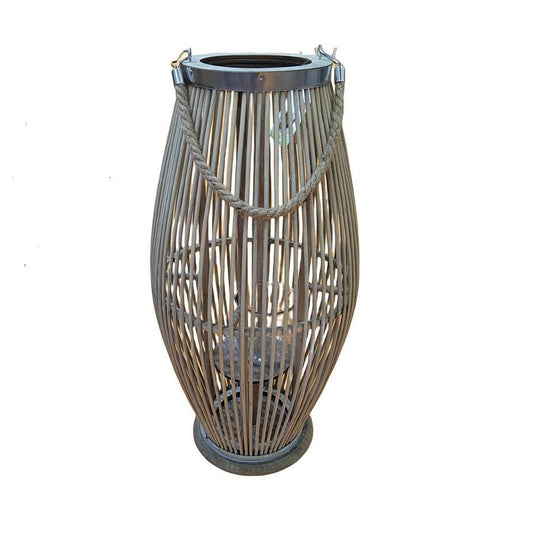 Φανάρι Bamboo Γκρι 22x22x40