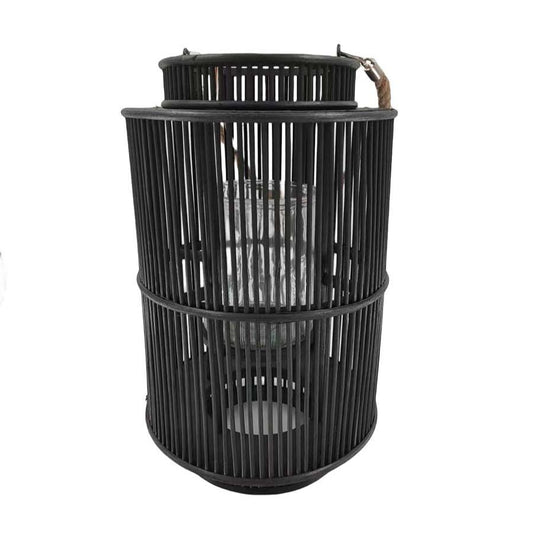 Φανάρι Bamboo Μαύρο 17x17x40