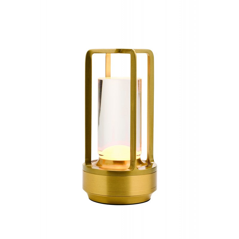 Φωτιστικό Επαναφορτιζόμενο LED 3W 3CCT Dimmable Χρυσό Ματ