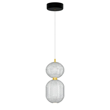 Φωτιστικό Κρεμαστό LED 30W 4000K Χρυσό 39x15x120
