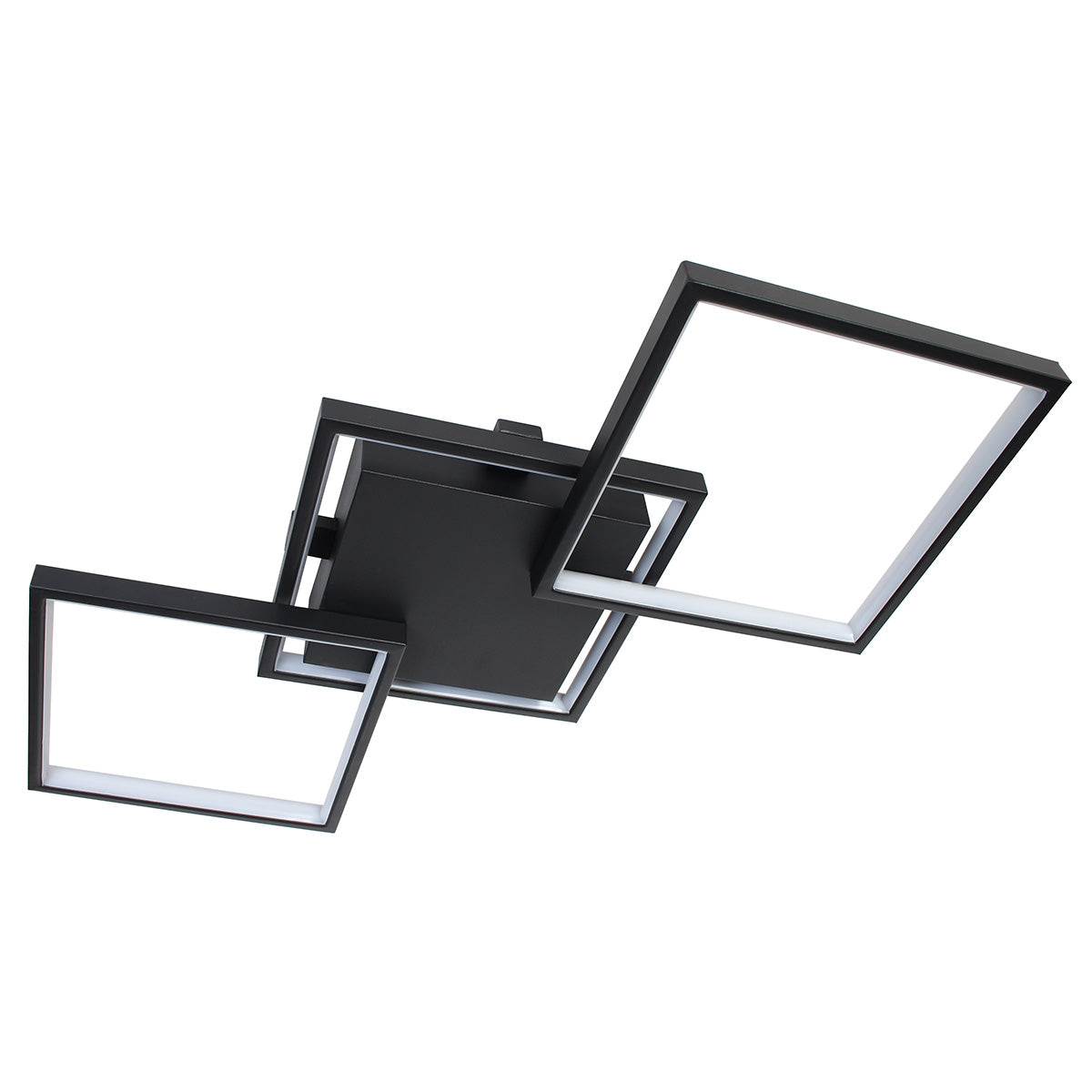 Φωτιστικό Οροφής LED 34W 80x35x8 εκ. Μαύρο με Controller