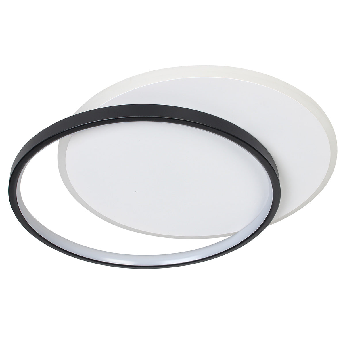 Φωτιστικό Οροφής LED 53W 46x39x5,5 εκ. Μαύρο με Controller
