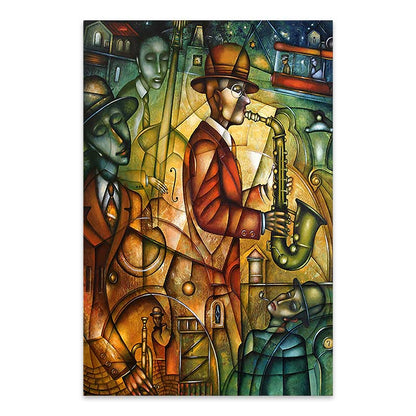 Πίνακας σε Καμβά "Street Artists" Ψηφιακής Εκτύπωσης 50x75x3