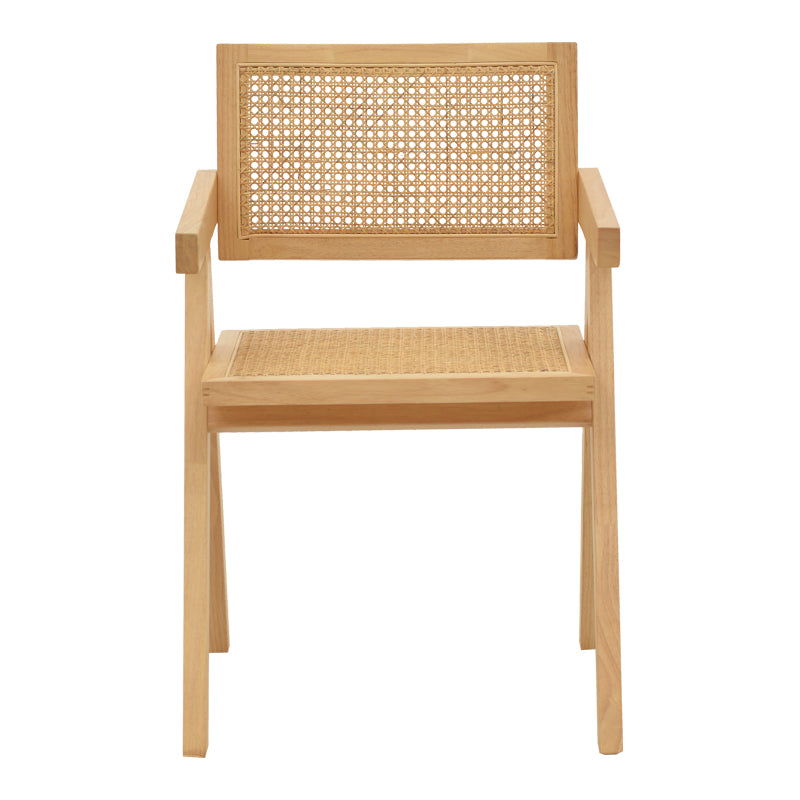 Πολυθρόνα Kalen Φυσικό Rubberwood 52x59x79