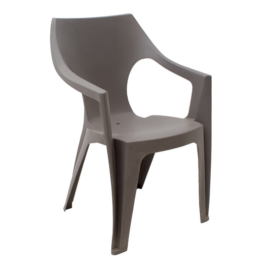 Πολυθρόνα Πολυπροπυλενίου Dante Χρώμα Cappuccino 57x55x79