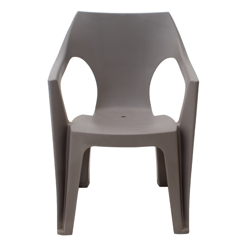 Πολυθρόνα Πολυπροπυλενίου Dante Χρώμα Cappuccino 57x55x79