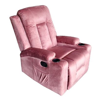 Πολυθρόνα Relax Gessel Βελούδο Σάπιο Μήλο 80x90x98
