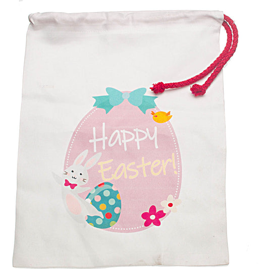 Πουγκί Κορδόνι Happy Easter 22x30εκ