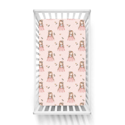 Βρεφικά Σετ Σεντόνι Κούνιας με Λάστιχο Princess