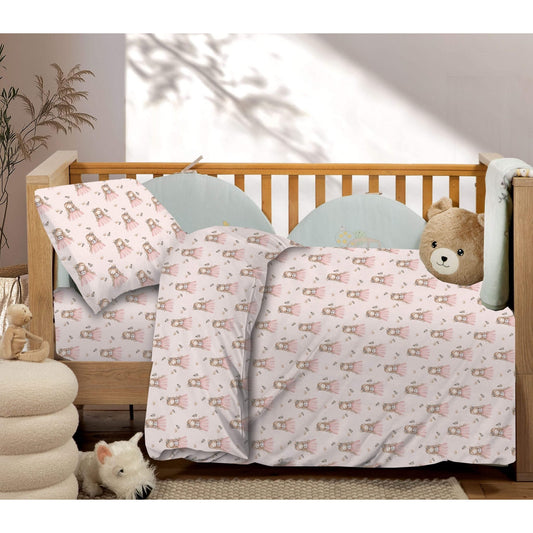 Βρεφικά Σετ Σεντόνι Κούνιας με Λάστιχο Princess