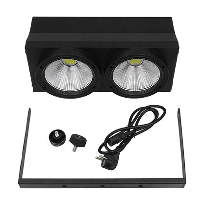 Προβολέας LED COB DMX512 Strobe Blinder Matrix Light 200 Watt (2x100w) Ψυχρό Λευκό 6000K 51162