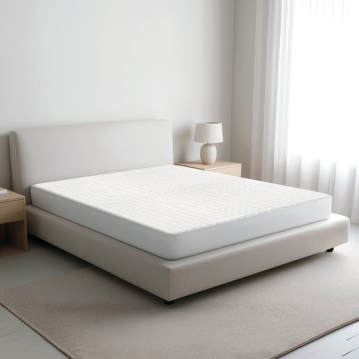 Προστατευτικό Στρώματος Micro Καπιτονέ Art 4401 Λευκό 150x200εκ