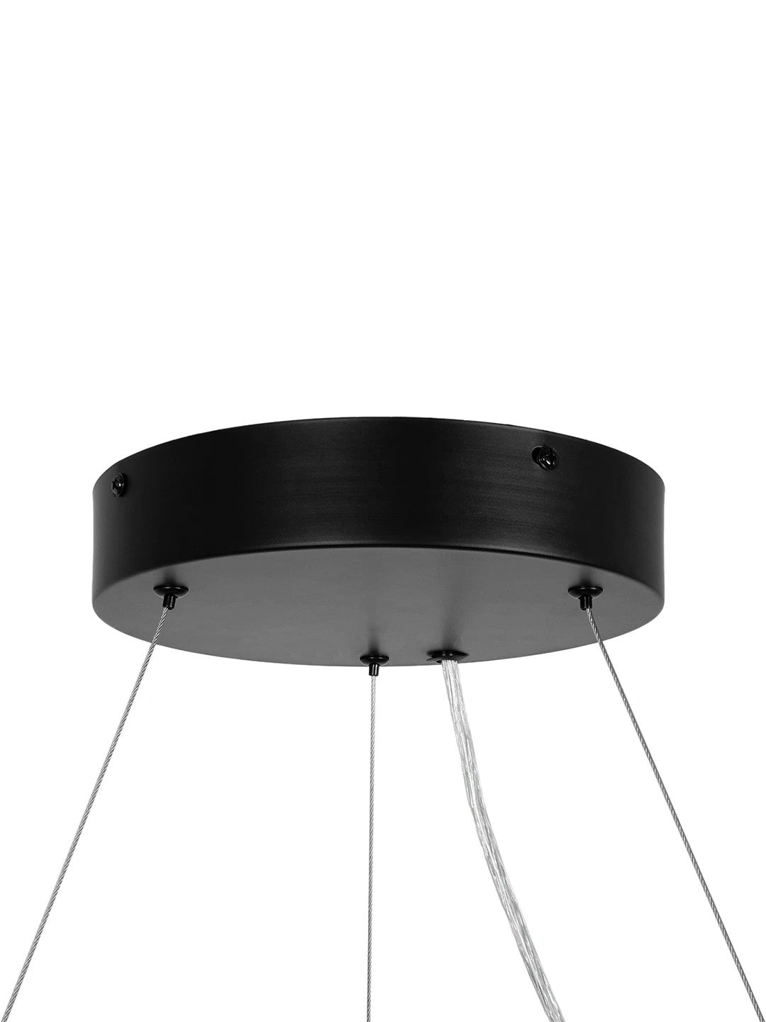 RA KLV-101-0365 Κρεμαστό Φωτιστικό Οροφής LED 67W 6700lm 120° AC 220-240V IP20 Ρυθμιζόμενο Λευκό CCT με Χειριστήριο από 2700K έως 6000K Dimmable - Lumileds SMD Chip - Μαύρο Ματ - Μ60 x Π60 x Υ8