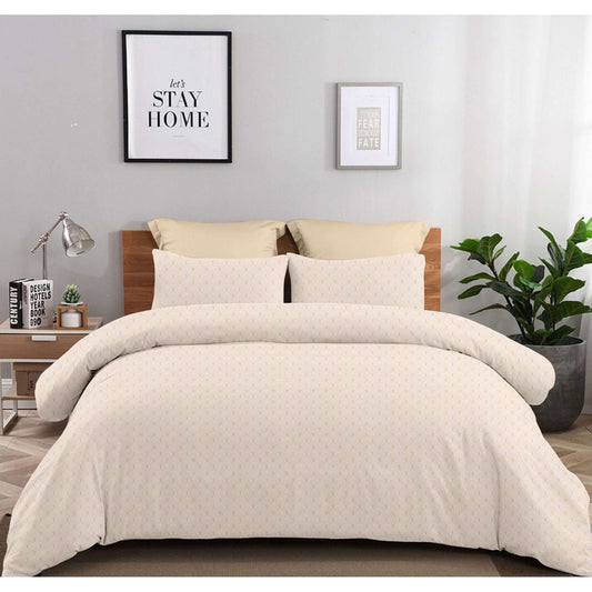 Σετ Σεντόνια 2x(2,45x2,60εκ) + 2x(52x72εκ) Rafaella Beige