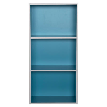 ΡΑΦΙΕΡΑ ΤΟΙΧΟΥ CUBICON ΜΠΛΕ ΛΕΥΚΗ ΜΕΛΑΜΙΝΗ 38,5x23,5x80