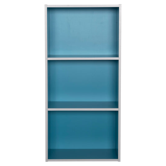 ΡΑΦΙΕΡΑ ΤΟΙΧΟΥ CUBICON ΜΠΛΕ ΛΕΥΚΗ ΜΕΛΑΜΙΝΗ 38,5x23,5x80