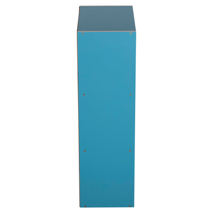 ΡΑΦΙΕΡΑ ΤΟΙΧΟΥ CUBICON ΜΠΛΕ ΛΕΥΚΗ ΜΕΛΑΜΙΝΗ 38,5x23,5x80