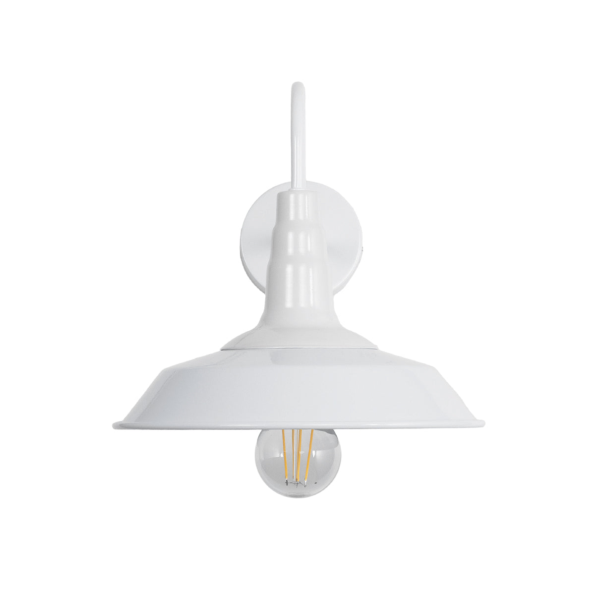 RAY 01066 Vintage Φωτιστικό Τοίχου - Απλίκα με Ντουί 1 x E27 AC 220-240V IP20 - Λευκό - Μ26 x Π37 x Υ32