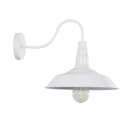 RAY 01066 Vintage Φωτιστικό Τοίχου - Απλίκα με Ντουί 1 x E27 AC 220-240V IP20 - Λευκό - Μ26 x Π37 x Υ32