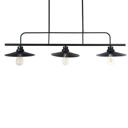 REGAL 01009 Vintage Φωτιστικό Οροφής με Ντουί 3 x E27 AC 220-240V IP20 - Μαύρο - Μ110 x Π26 x Υ75