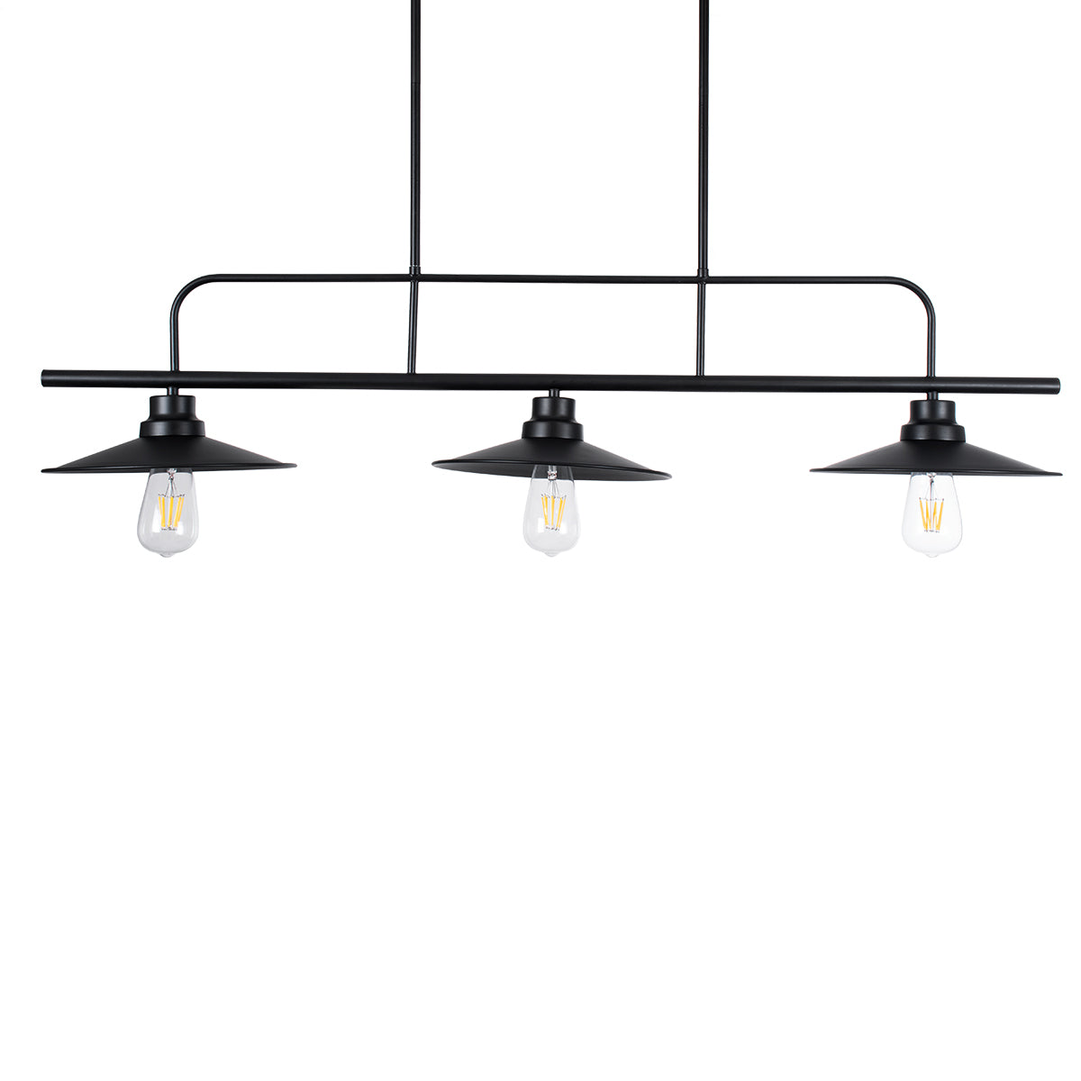REGAL 01009 Vintage Φωτιστικό Οροφής με Ντουί 3 x E27 AC 220-240V IP20 - Μαύρο - Μ110 x Π26 x Υ75
