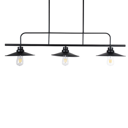 REGAL 01009 Vintage Φωτιστικό Οροφής με Ντουί 3 x E27 AC 220-240V IP20 - Μαύρο - Μ110 x Π26 x Υ75