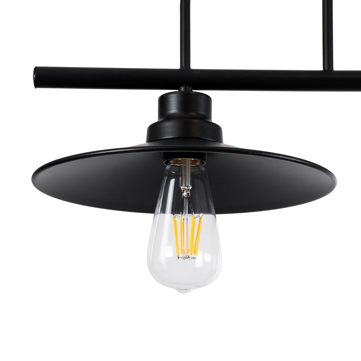 REGAL 01009 Vintage Φωτιστικό Οροφής με Ντουί 3 x E27 AC 220-240V IP20 - Μαύρο - Μ110 x Π26 x Υ75