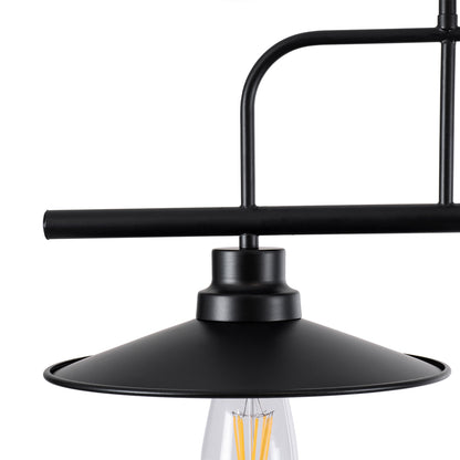REGAL 01009 Vintage Φωτιστικό Οροφής με Ντουί 3 x E27 AC 220-240V IP20 - Μαύρο - Μ110 x Π26 x Υ75