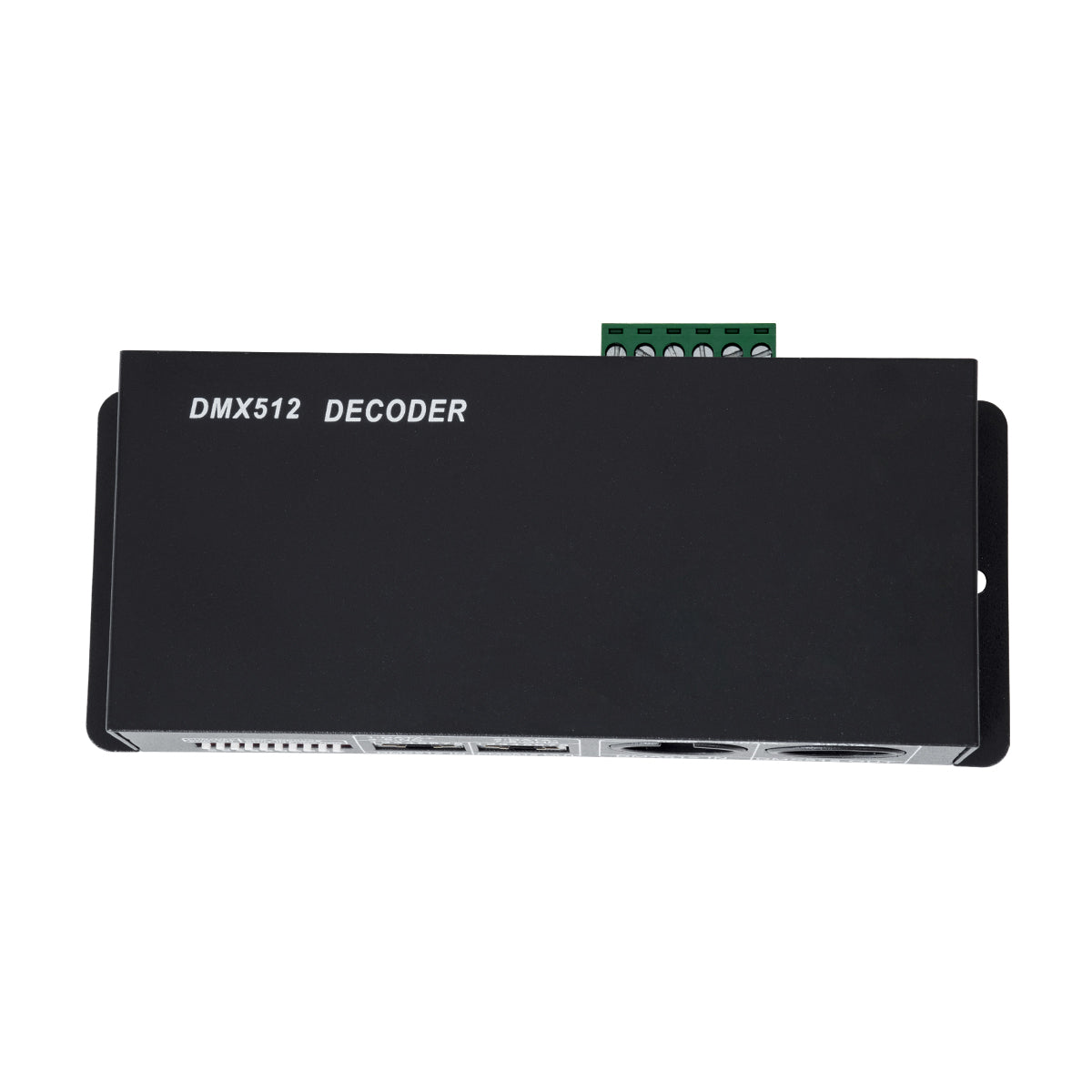 RGBCONTROLLER 73490 DC DMX Master Dimmer / Controller / Decoder Υψηλής Ταχύτητας με 3 x 8A 192W Κανάλια DC 12-24V 24A 576W Max IP20 - DMX512 & RDM - Μ16 x Π9 x Υ6